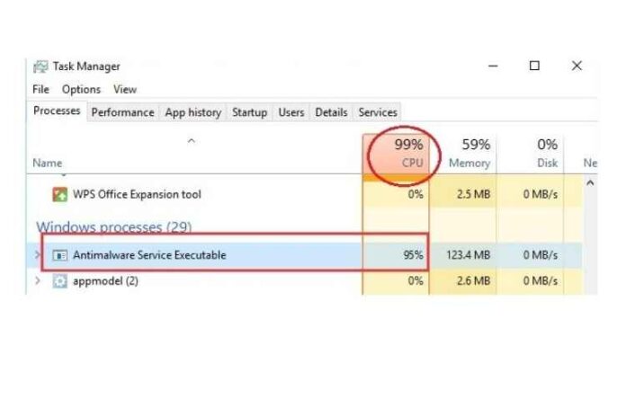 Steps to Prevent High Cpu Usage by Antimalware Service Executable