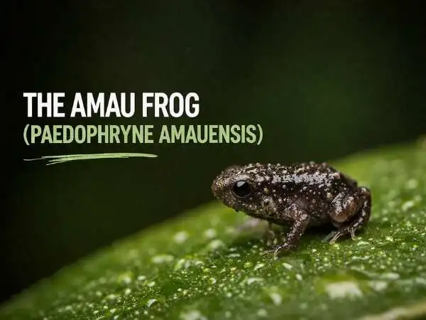 The Amau Frog (Paedophryne amauensis)
